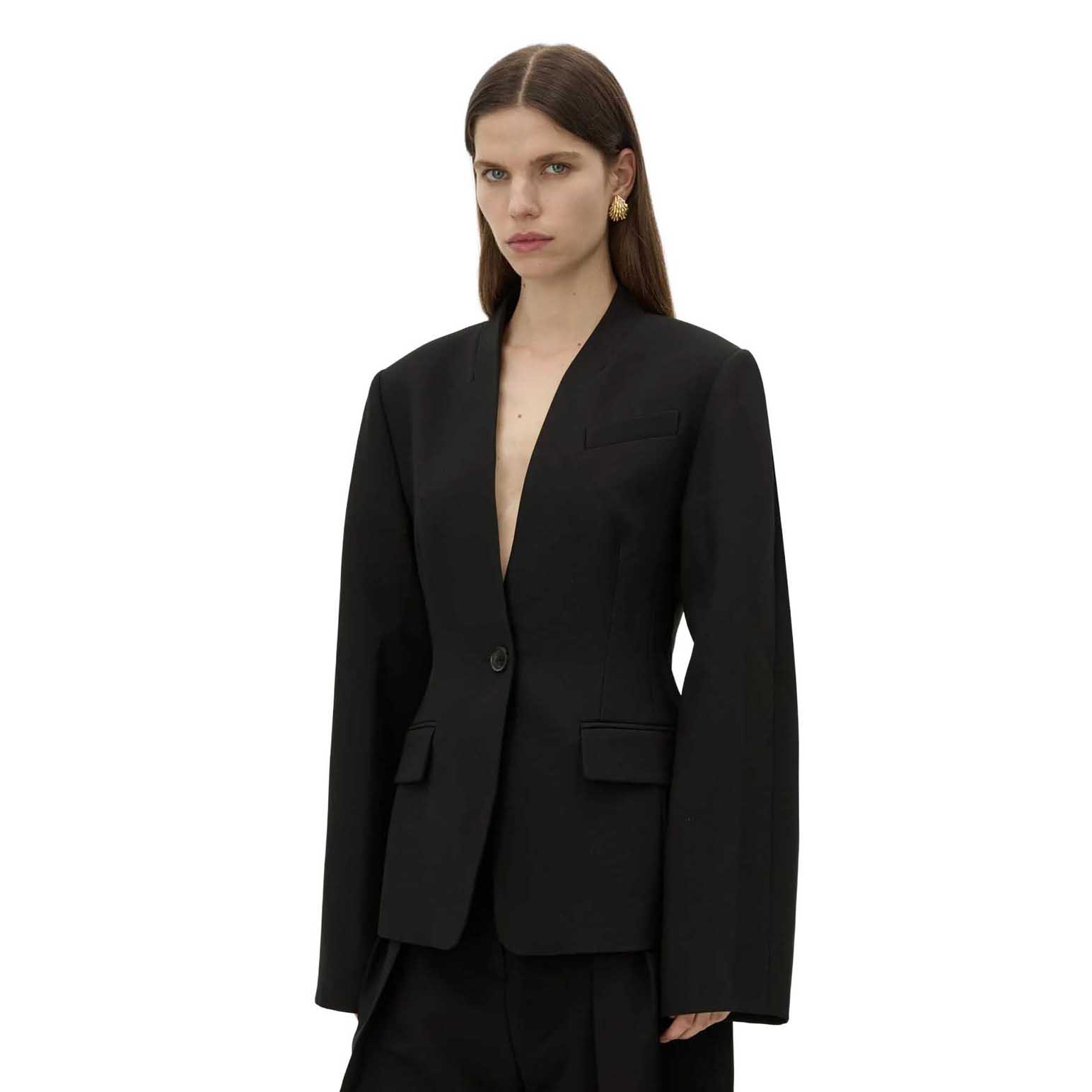 Camilla and Marc Tala Fitted Collarless Blazer